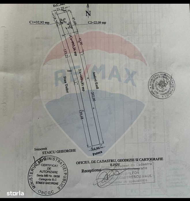 Teren 5482 mp Gruiu / Strada Matei Basarab