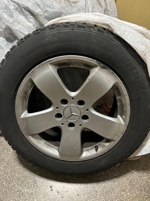 Cauciucuri Iarna + Jante Mercedes R16