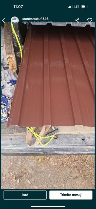 Vand tabla cutata zincata și color