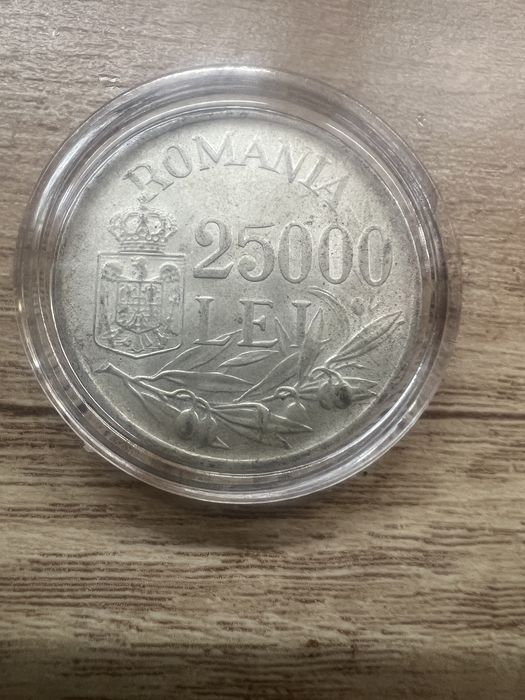 Moneda argint 25000 lei