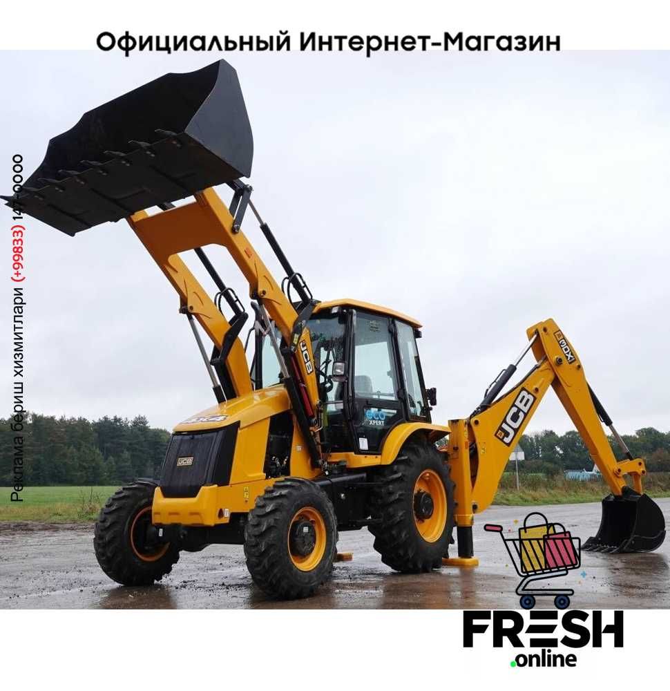 Новый экскаватор-погрузчик JCB 3CX