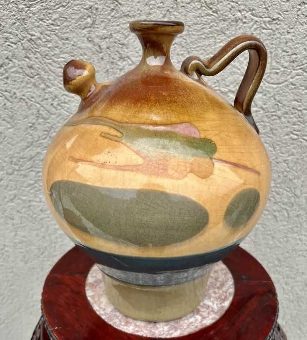 Superba carafa-ceramica glazurata-marcata-Spania