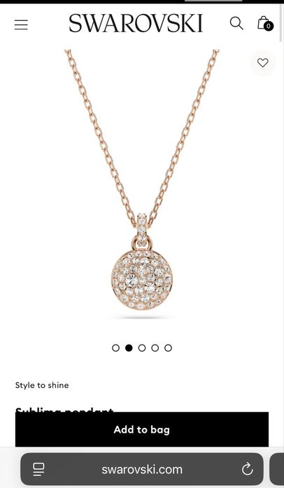 Colier/lantisor Swarovski