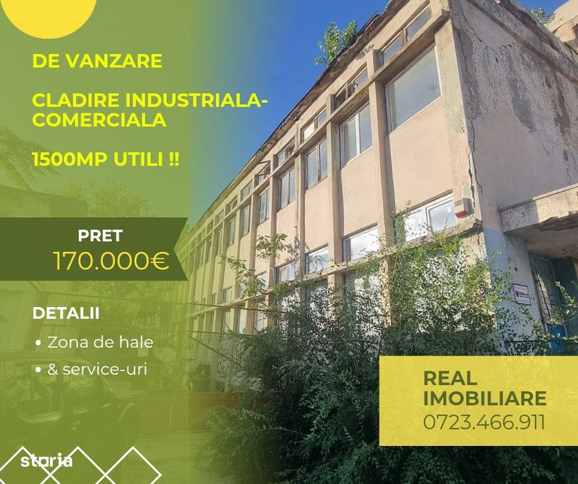 Cladire industriala- comerciala Buzau!