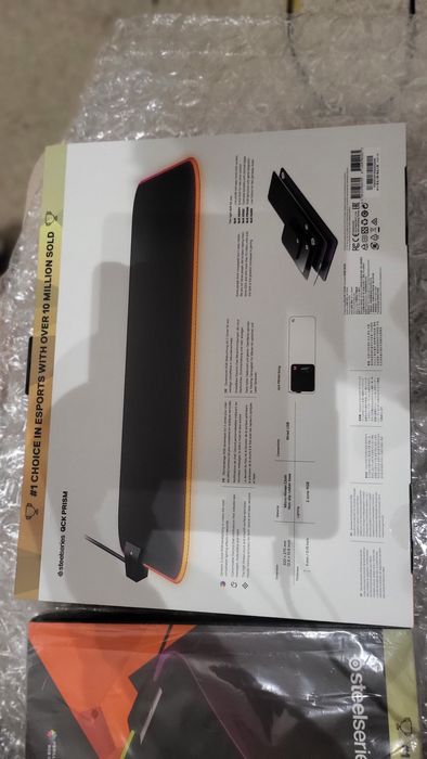 Steelseries QCK Prism RGB подложка за мишка чисто нова 2бр
