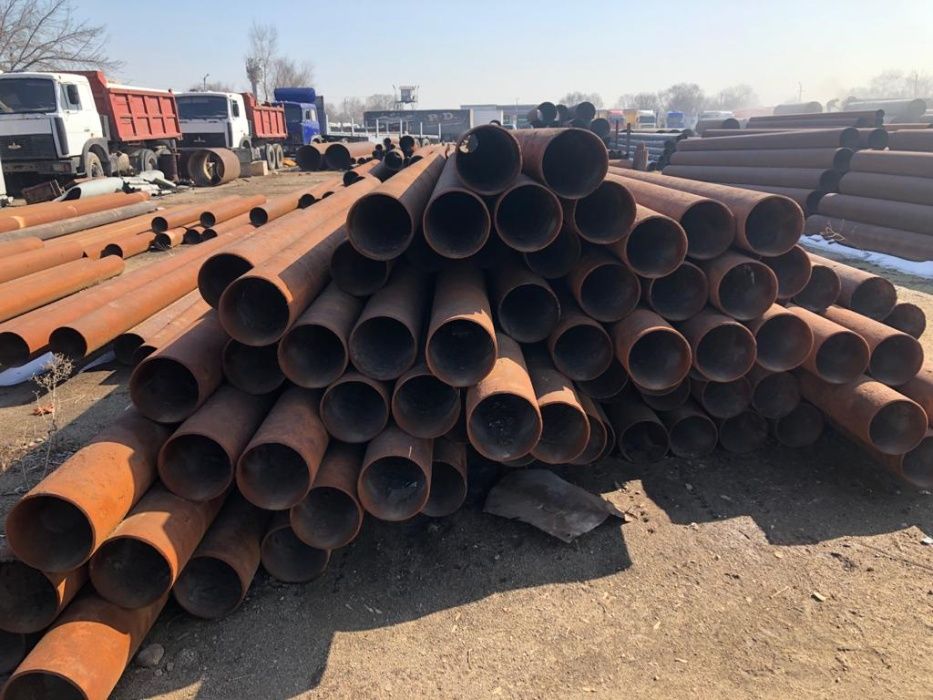 Стальные трубы, новые и восстановленные (б.у) (водопровод, газ, нефтеп