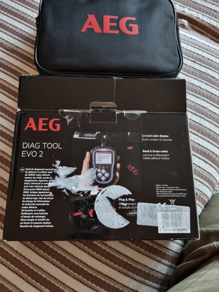 OBD Tester auto AEG diag tool Evo 2, nou