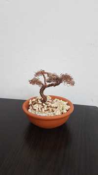Copacel / mini bonsai din sarma de cupru