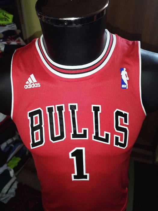 maiou de copii 11-12 ani basketball NBA chicago bulls Rose #1 adidas