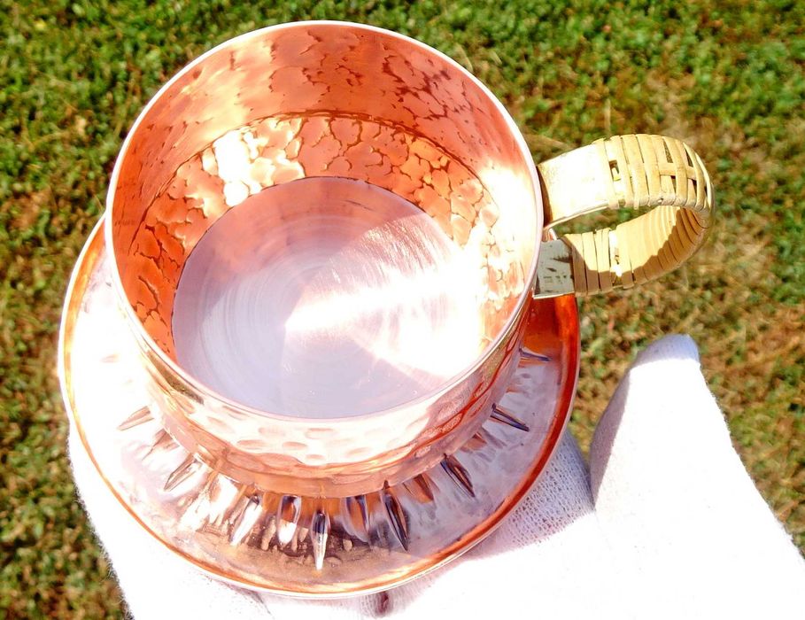 Медна халба,медна чаша,медна кана,чиста червена мед.