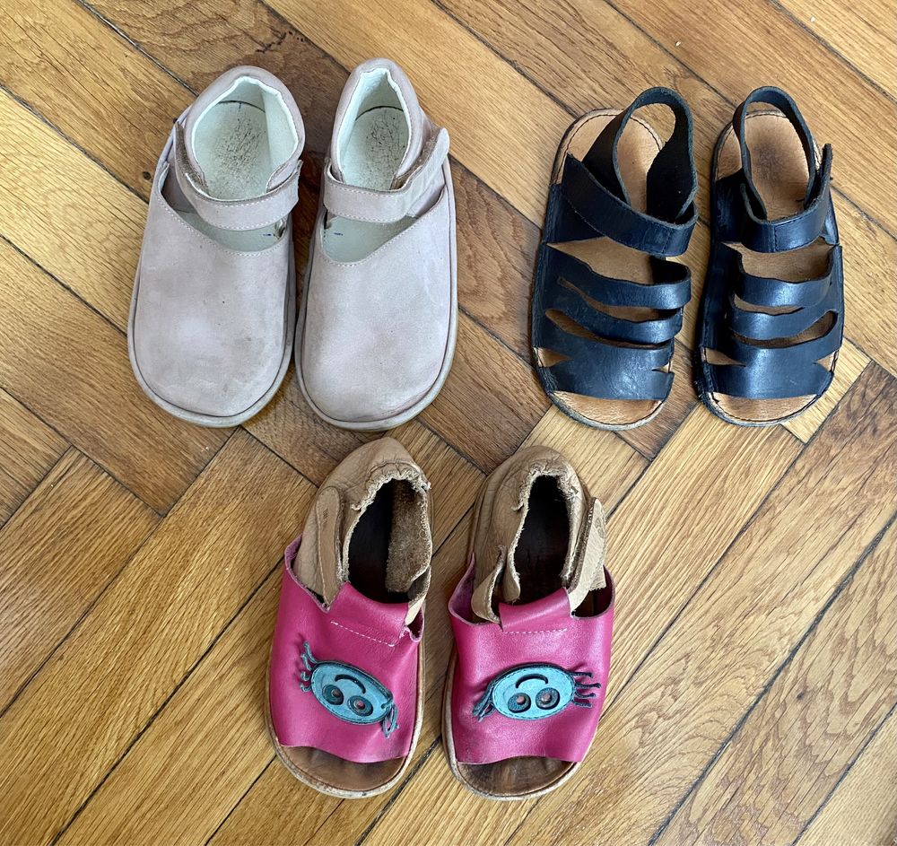 Lot pantofi/sandale barefoot 24, 16 cm