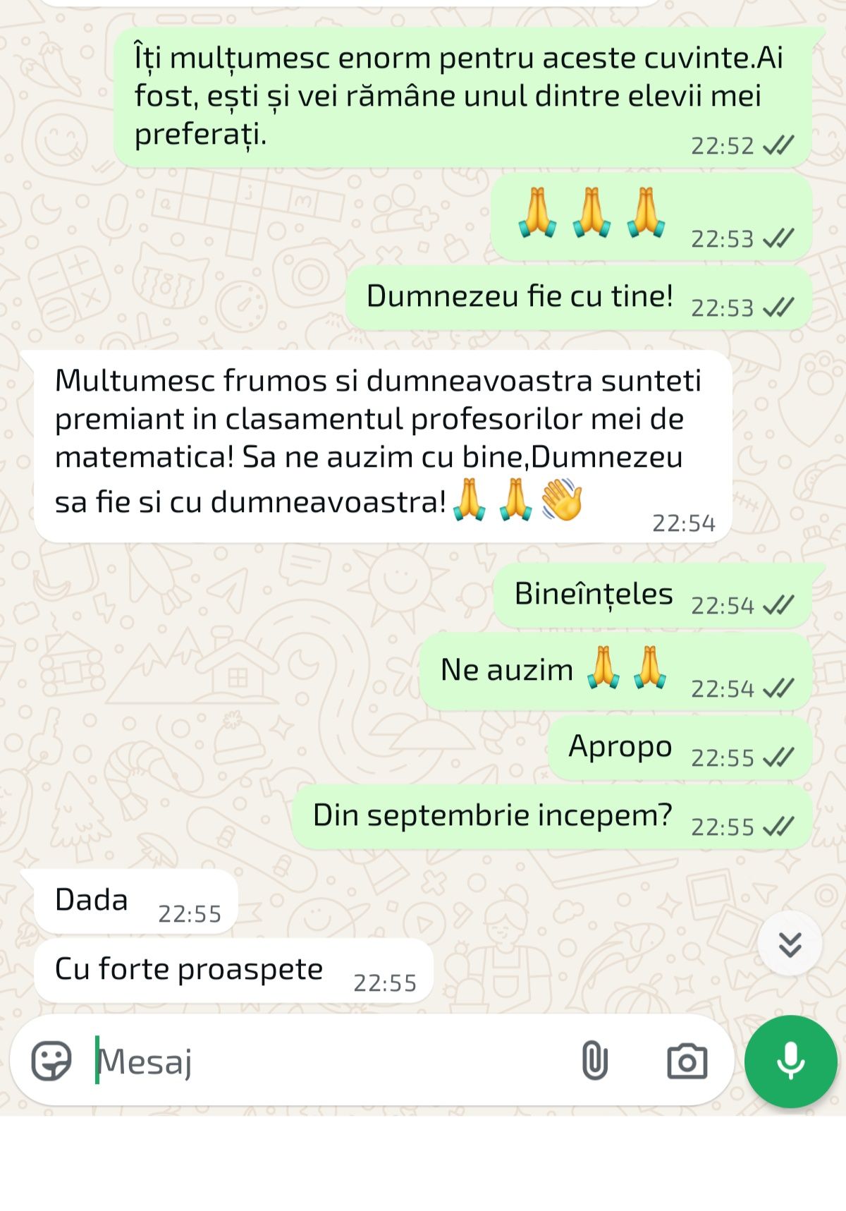 Meditații pentru elevii dornici să învețe matematică