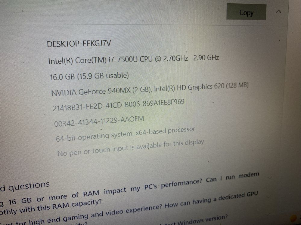 ASUS Core i7 16 gb ram Клавиатурата е на руски език. Като нов.