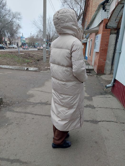 Пуховик зимний болоневый