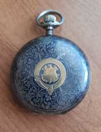 Старинный  сереьряные часы