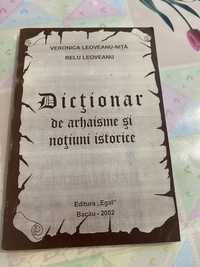 Dictionar de arhaisme și termeni istorici-Veronica Leoveanu Niță