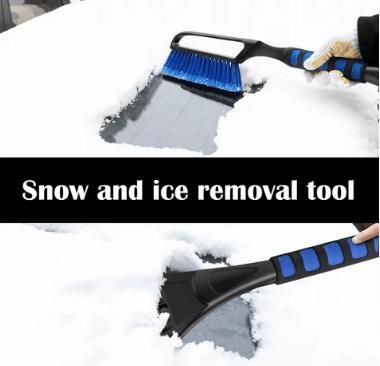 Стъргалка №3993 Универсална стъргалка 2 в 1 с четка за премахване на л