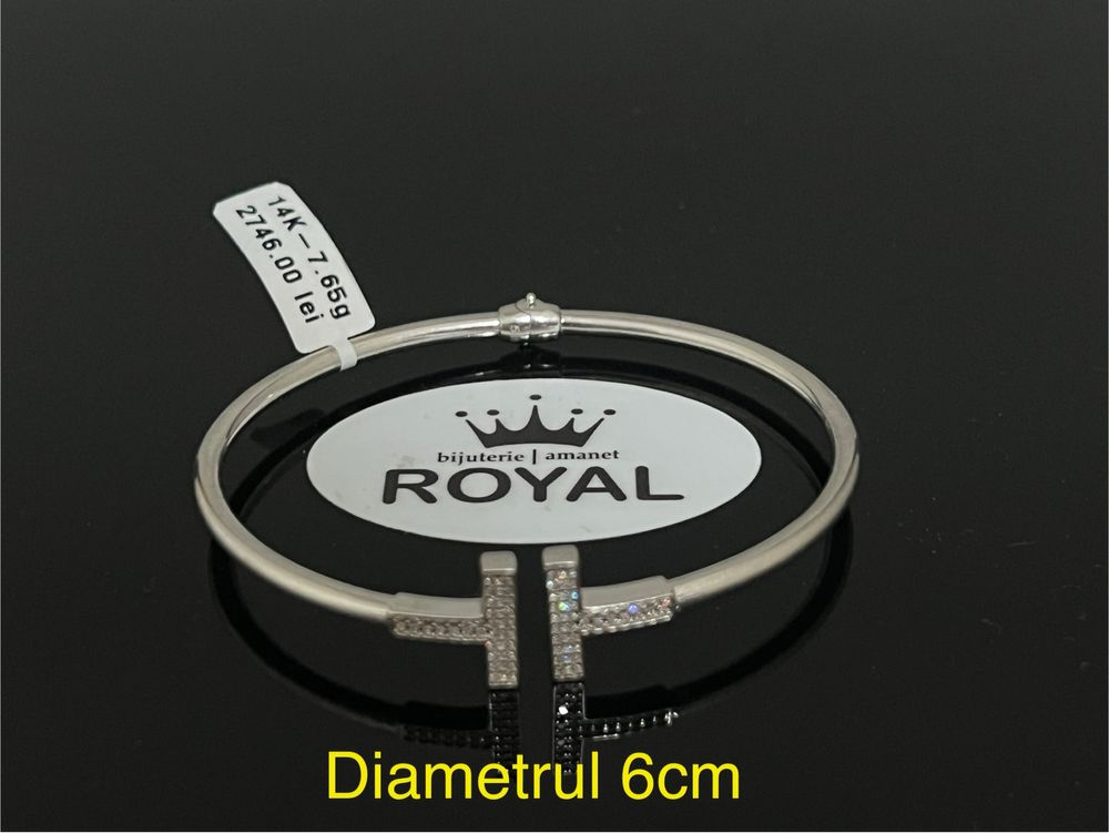 Bijuteria Royal CB : Bratara fixa damă aur 14k 7,65gr