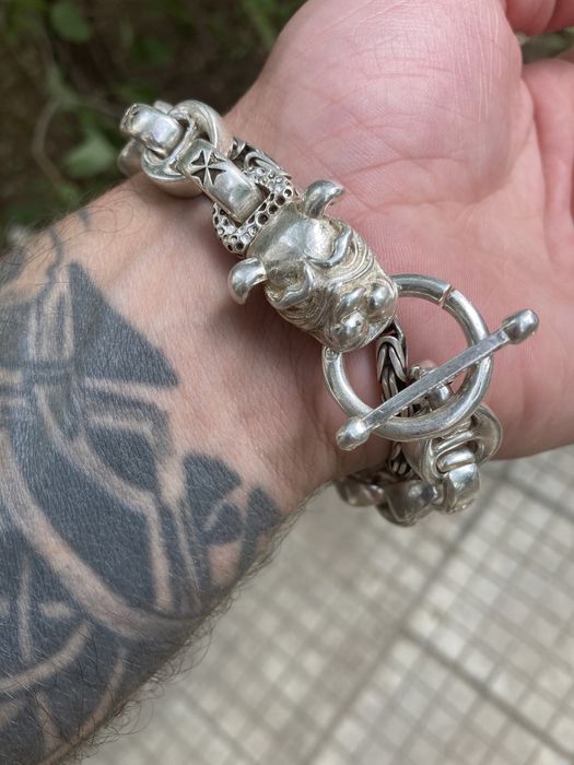 Сребърна гривна /уникат/!