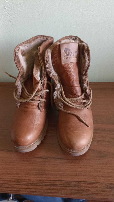 Сапоги зимние. Натуральная кожа.