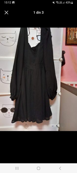 Rochie larga neagra