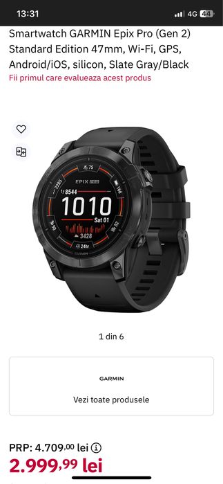 Garmin Epix Gen 2 Pro NOU NEACTIVAT  Amoled, Epix Pro,