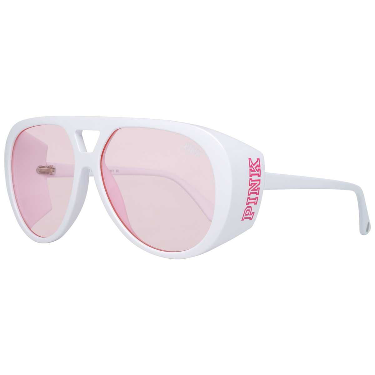 %ПРОМО% VICTORIA'S SECRET – Дамски слънчеви очила WHITE & PINK Aviator