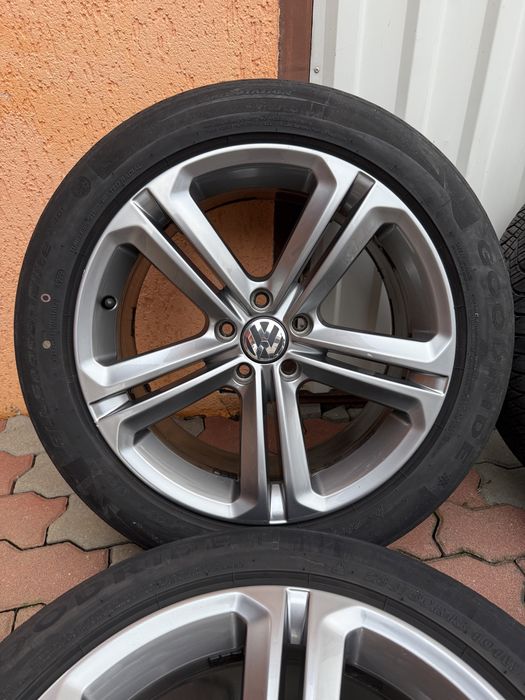 Jante de aluminiu originale VW R18 model Mallory concave ET30!