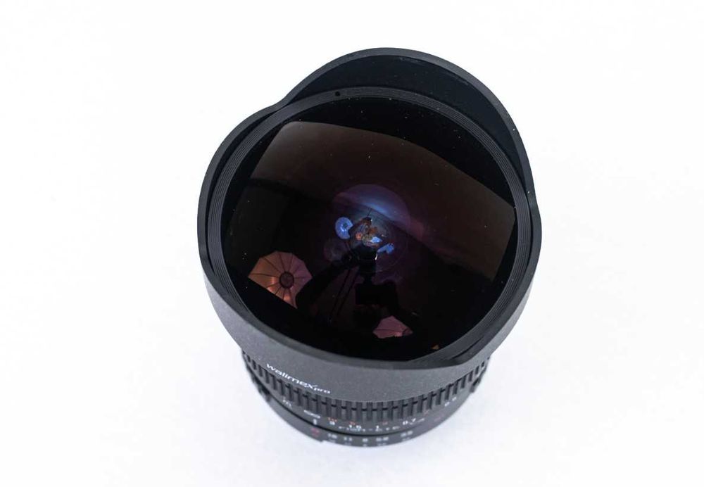 Obiectiv Walimex pro 8 mm f/3.5  Fish-eye CS pentru Nikon F.