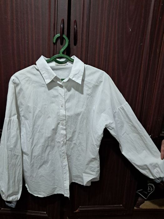 Рубашка ок мактаб учун