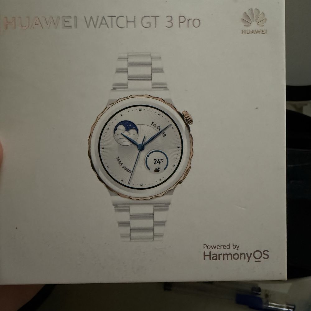 Huawei Watch GT 3 Pro Ceramic (бял, 43 mm)