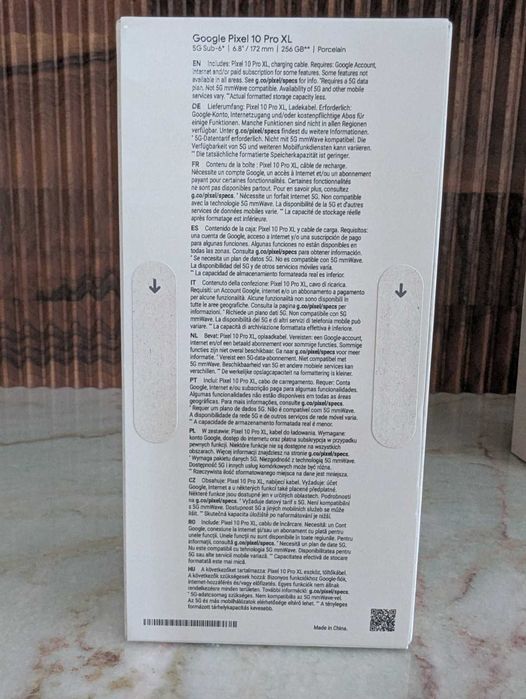 Google Pixel 10 Pro XL 256GB + Pixel Watch 3 LTE
