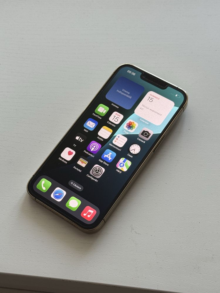 iPhone 13 Pro 128 gb Gold, impecabil! Baterie 100%