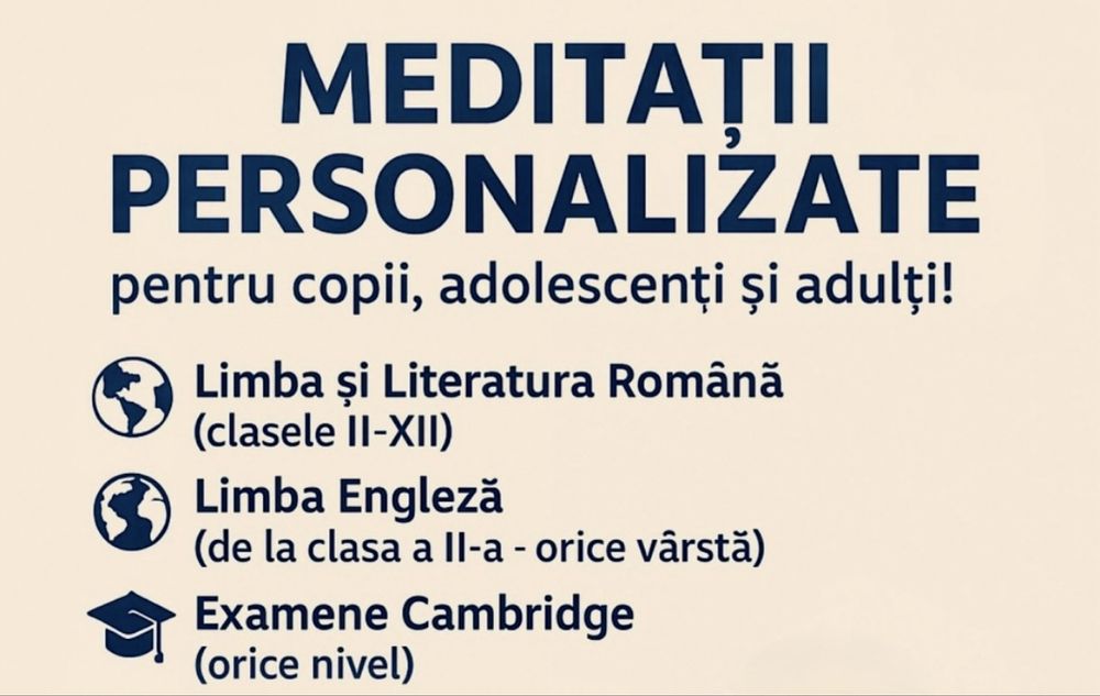 Meditații română și engleză