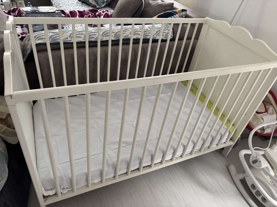 Patut copii Ikea cu saltea de cocos