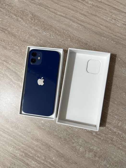 Iphone 12 full box, blue, neverlocked