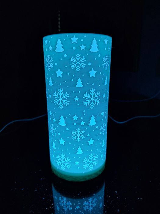 Коледна нощна лампа