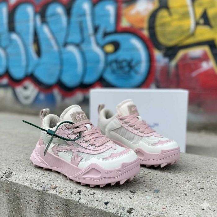 Adidasi OFF-WHITE Odsy - 1000 Pink - Premium - Full Box