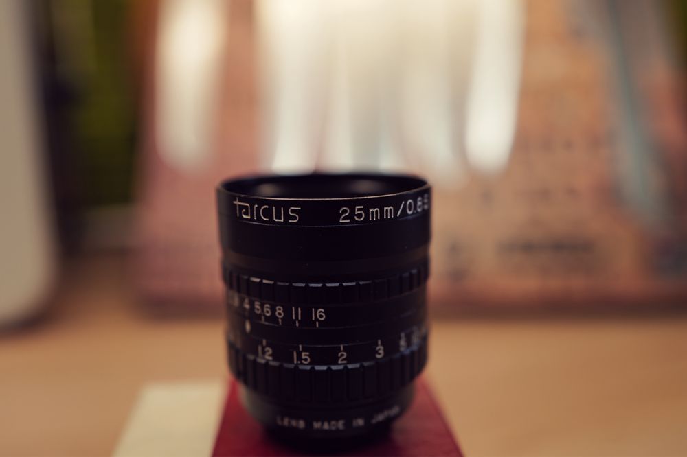 Obiectiv foto 25mm F 0.85 Tarcus C mount Japan