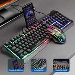 Игровая клавиатура и мышка K-618  для компьютер и ноутбук PC