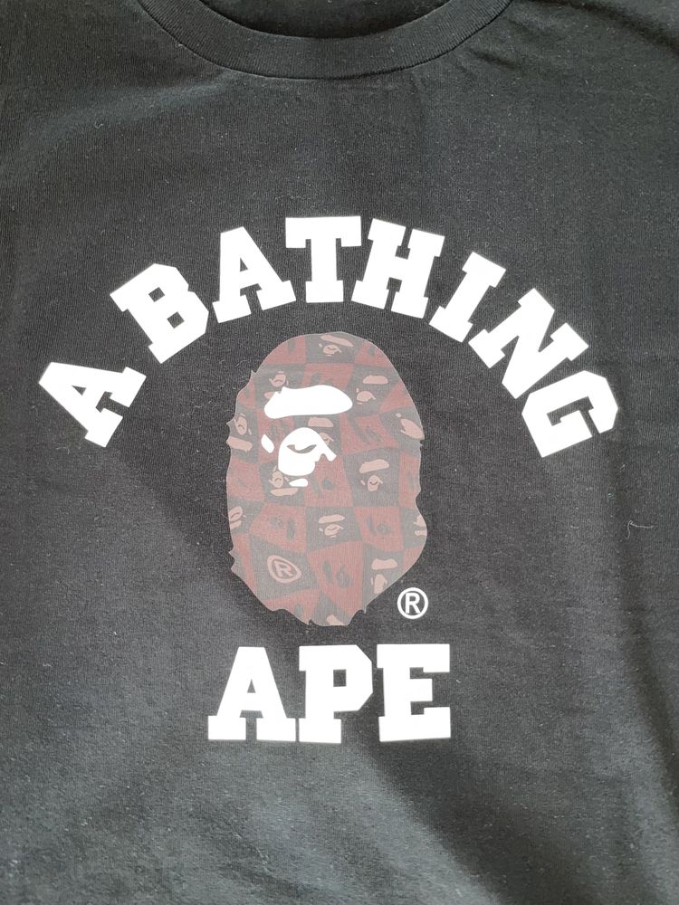 Tricou Bape a bathing ape college t shirt