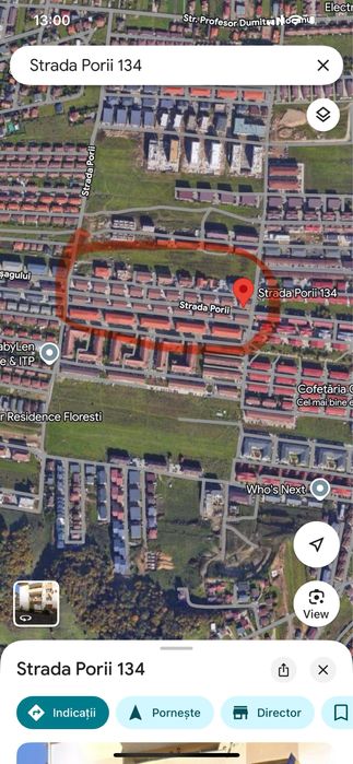 Vând apartament cu 3 camere, strada Porii, Floresti, Cluj