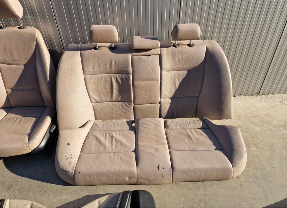 Interior piele crem bmw e90 cu incalzire de anglia
