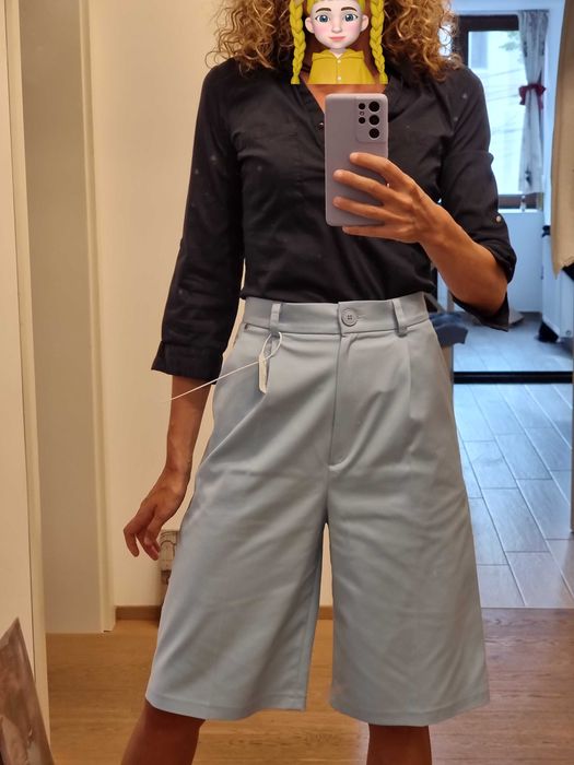 Pantaloni Nissa talie inalta