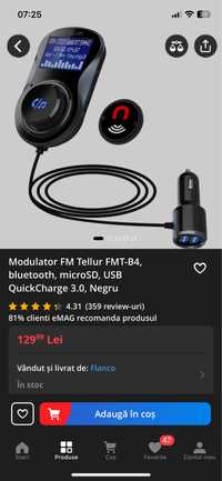 Modulator FM Bluetooth