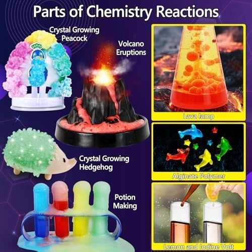 Нов Образователен научен сет за деца 300+ експеримента S.T.E.M химия
