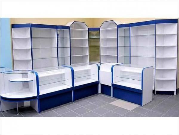 Мебельные стеллажи под заказ для магазина аптеки торговые центры .