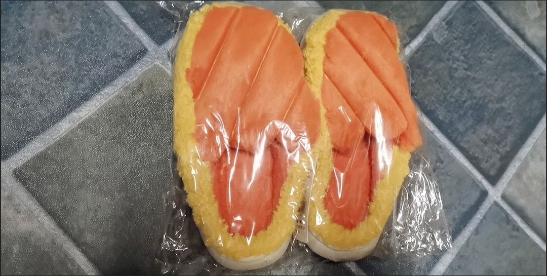 Утеплённые домашние тапочки