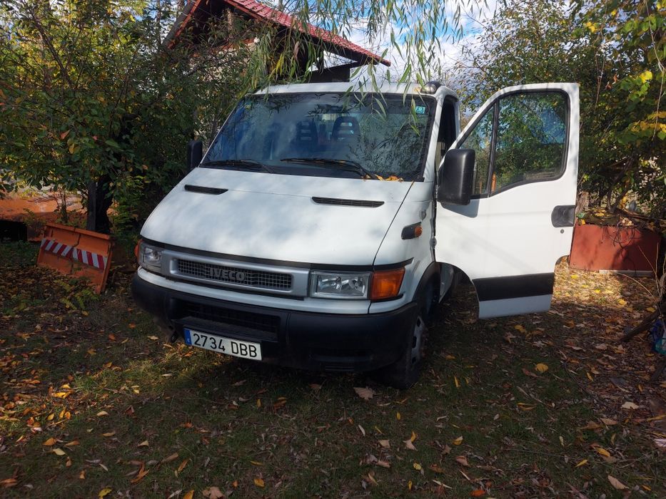Iveco daily 35c12 , 2004,  basculabil  , cu macara 850kg