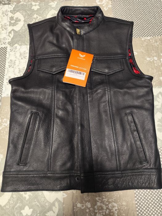 Vesta geaca piele moto